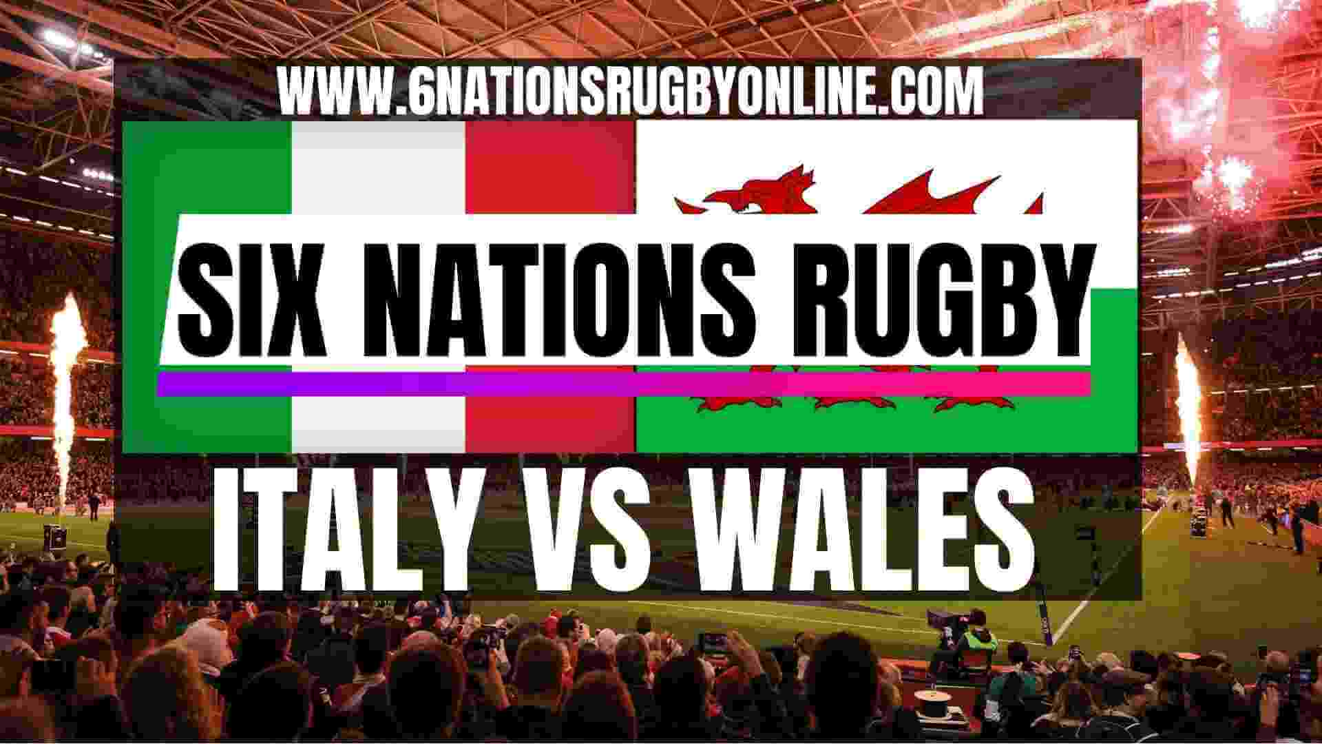 Wales vs Italy Rugby Live Stream 2024 | Round 5 & Full Match Replay